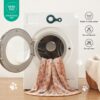 1 Pack 3 Blankets Super Soft Fluffy Premium Fleece Pet Blanket Flannel Throw for Dog Puppy Cat Paw Brown/Pink/White Small(23x16 inch) - Image 7