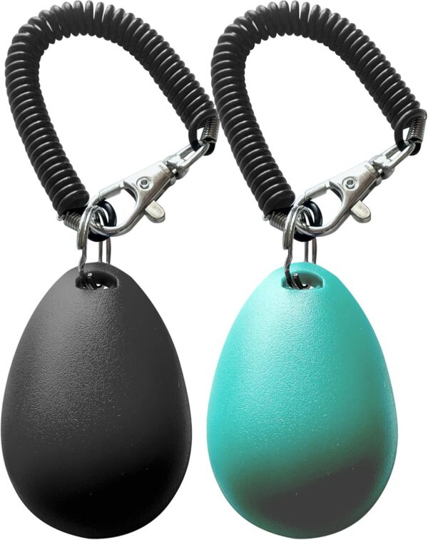 Pet Training Clicker with Wrist Strap - Dog Training Clickers (New Black + Blue) - Image 4