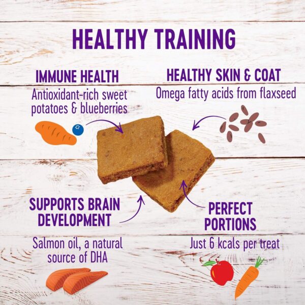 Wellness Puppy Treats, Natural, Training Treat, Grain Free, Soft Lamb & Salmon (3 Ounce bag) - Image 2