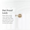IRIS USA 24" 4-Panel Pet Dog Puppy Playpen with Door, for Puppies and Small Dogs, Keep Pets Secure, Easy Assemble, Fold It Down, Easy Storing, Customizable, White - Image 3