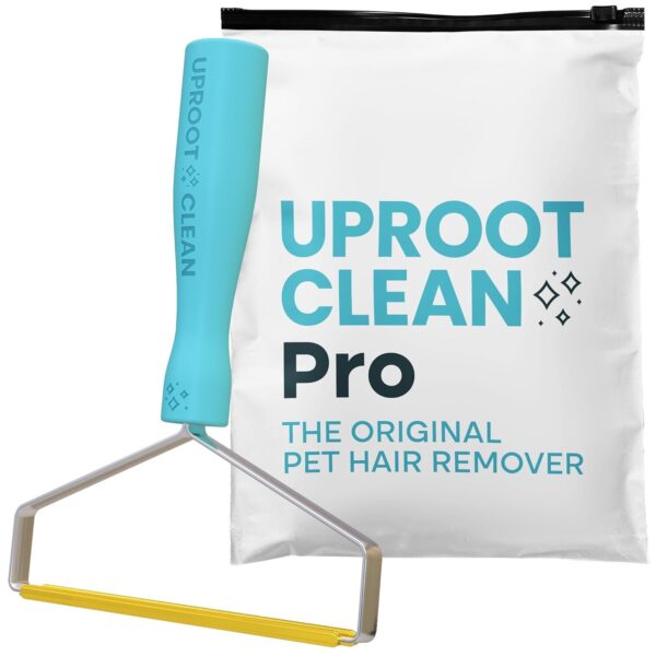 Uproot Cleaner Pro Pet Hair Removal Tool - Special Dog Hair Remover Multi Fabric Edge and Carpet Rake by Uproot Clean - Cat Fur Remover for Couch, Pet Towers, Rugs, Cat Mats and Trunks & Much More - Image 2