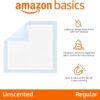 Amazon Basics Dog and Puppy Pee Pads with Leak-Proof Quick-Dry Design for Potty Training, Standard Absorbency, Regular Size, 22 x 22 Inches, Pack of 100, Blue & White - Image 5
