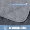 Smiry Waterproof Dog Blanket, Reversible Dog Bed Cover Pet Blanket, Soft Pet Couch Covers for Sofa Washable, Bed Couch Sofa Furniture Protector for Puppy Cat Kids (30"x70", Grey/Dark Grey) - Image 6